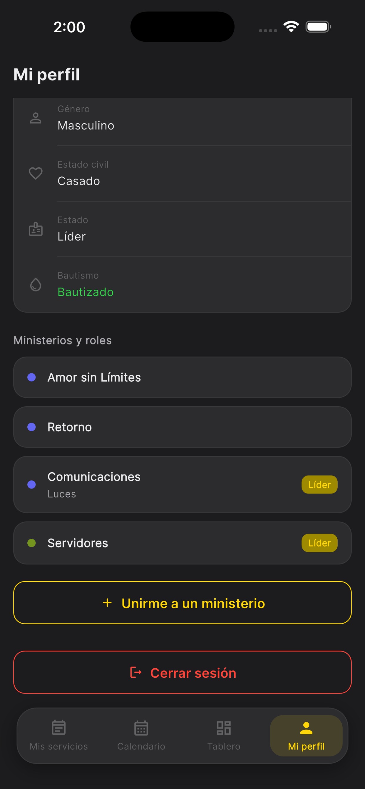 Mi perfil